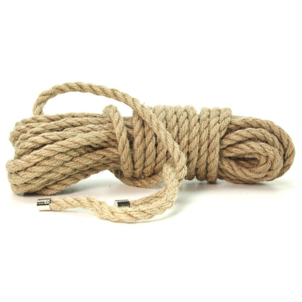 100% Natural Hemp Bondage Rope 32'/10M - Smoosh