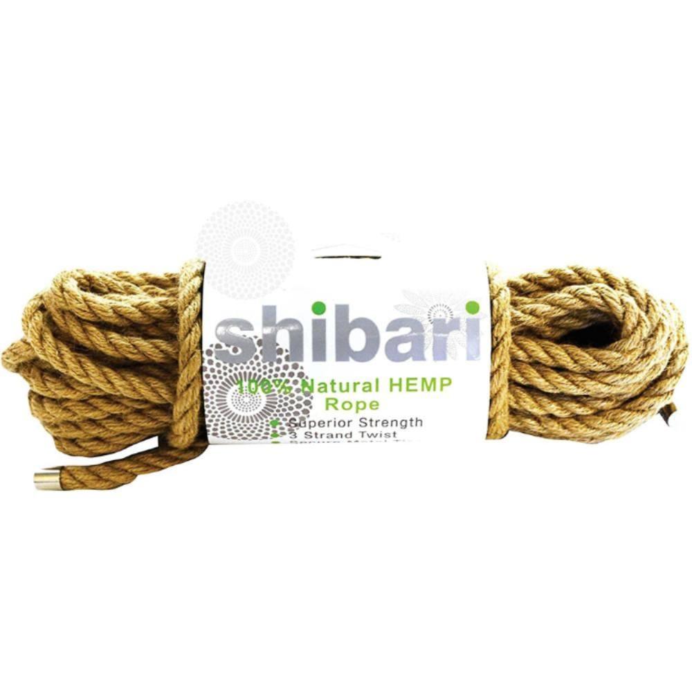 100% Natural Hemp Bondage Rope 32'/10M - Smoosh