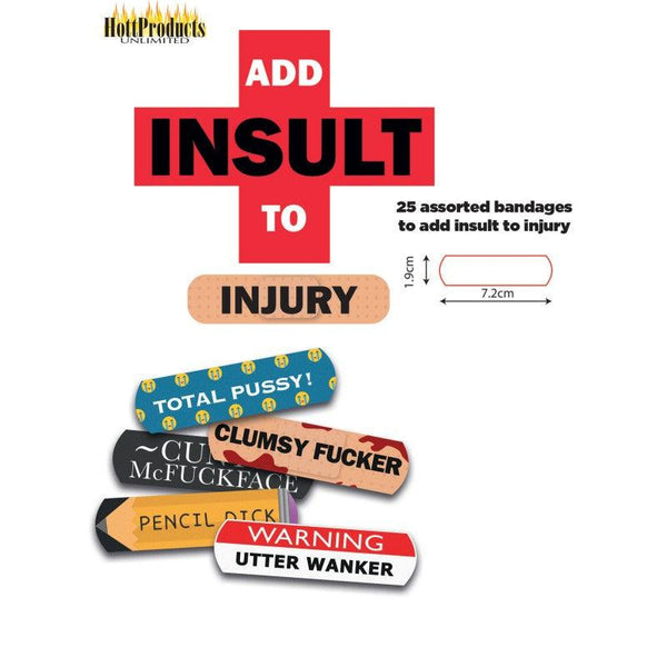 Add Insult to Injury 25 Bandaids tin - Smoosh