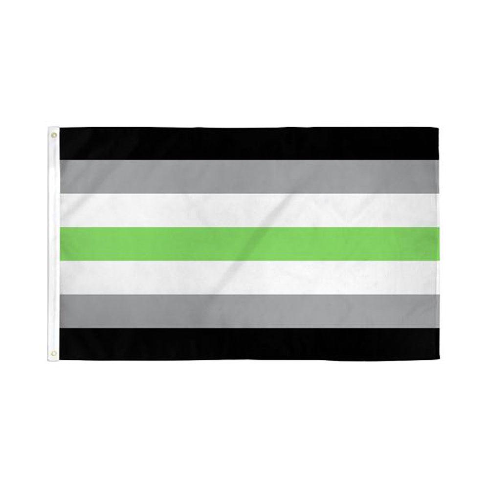 Agender Pride Flag 3' x 5' Polyester - Smoosh