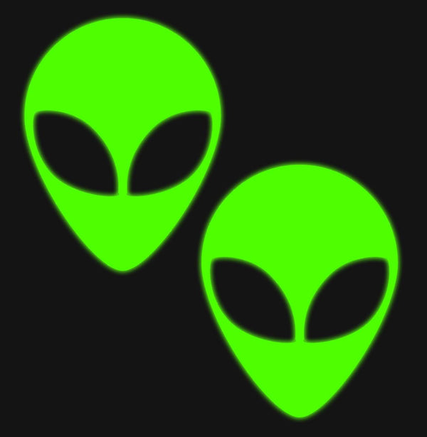 Alien GID - Neon Green w Blk Eyes - Smoosh