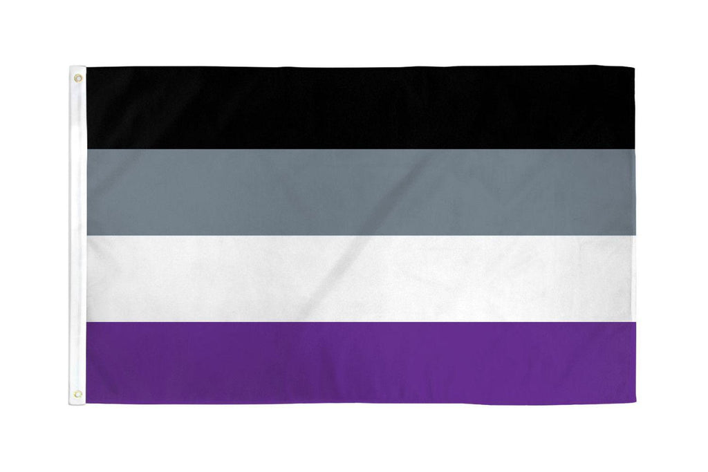 Asexual Flag 2' x 3' Polyester - Smoosh