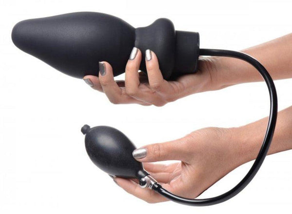 Ass-Pand Large Inflatable Silicone Plug - Smoosh