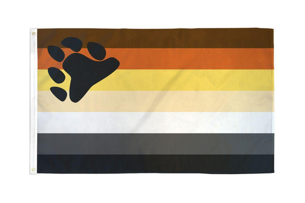 Bear Flag 3' X 5' Polyester - Smoosh