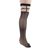 Black Thigh High Fencenet Stockings - Smoosh