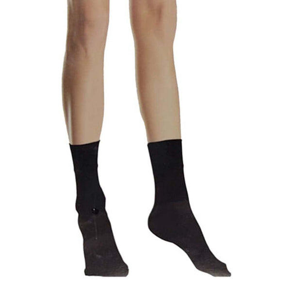 Blk Nylon Cuff Ankle Socks * - Smoosh