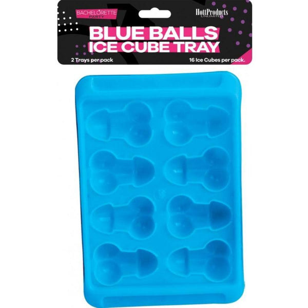 Blue Balls Penis Shapd Ice Cube Tray 2pc - Smoosh
