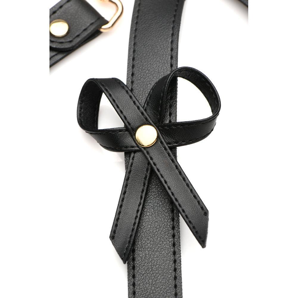 Bondage Harness W/ Bows - XL/2XL - Black - Smoosh