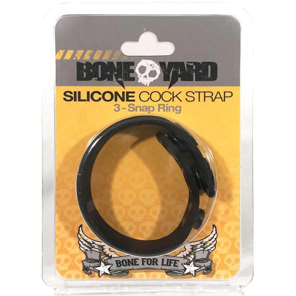 BoneYard Cock Strap - Black - Smoosh