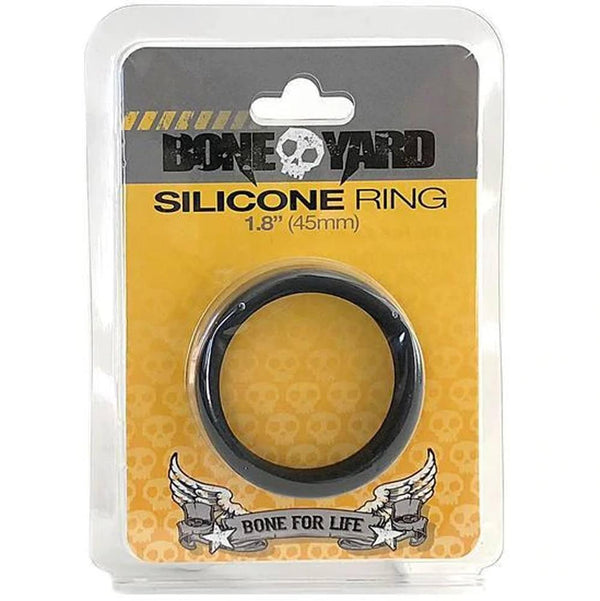 BoneYard Silicone Ring 1.8"/45mm - Black - Smoosh