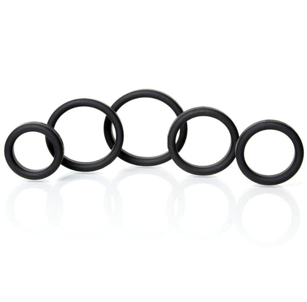 BoneYard Silicone Ring 5 Pcs Kit - Black - Smoosh