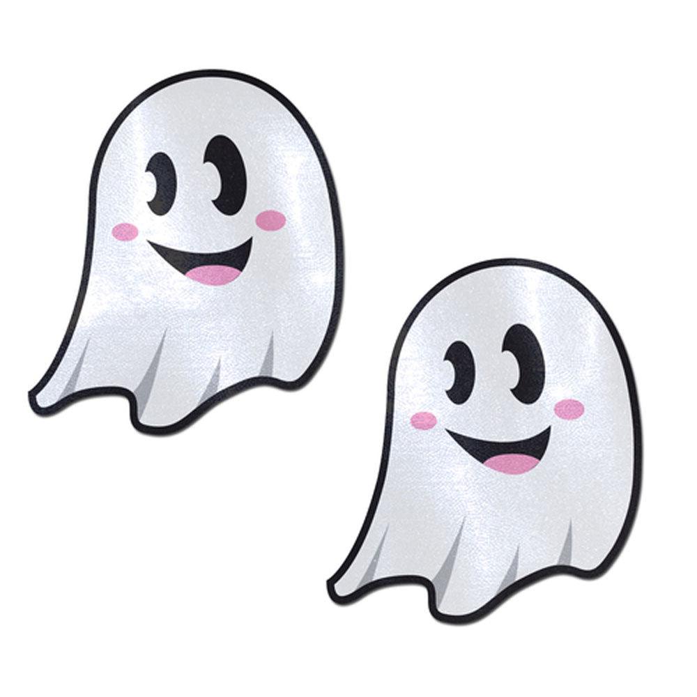 BOO! Ghostie Halloween Pasties - White - Smoosh
