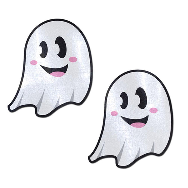 BOO! Ghostie Halloween Pasties - White - Smoosh