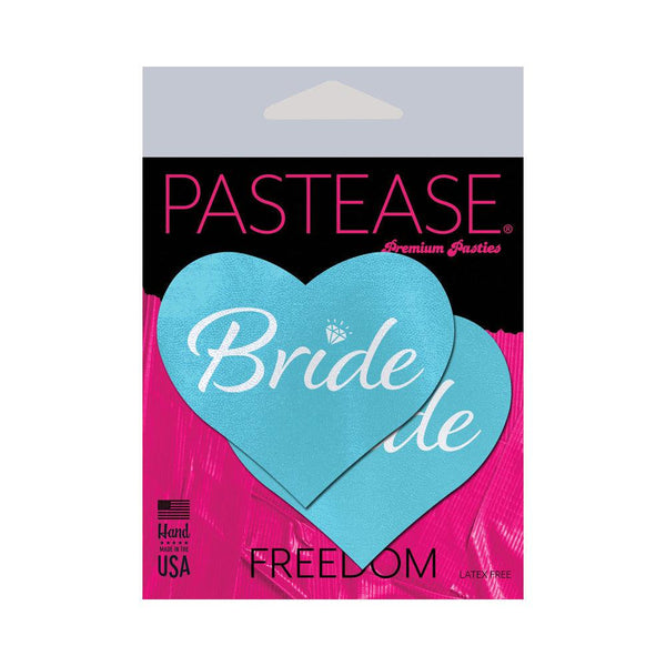 'Bride' Heart Pasties - Robin Egg Blue - Smoosh