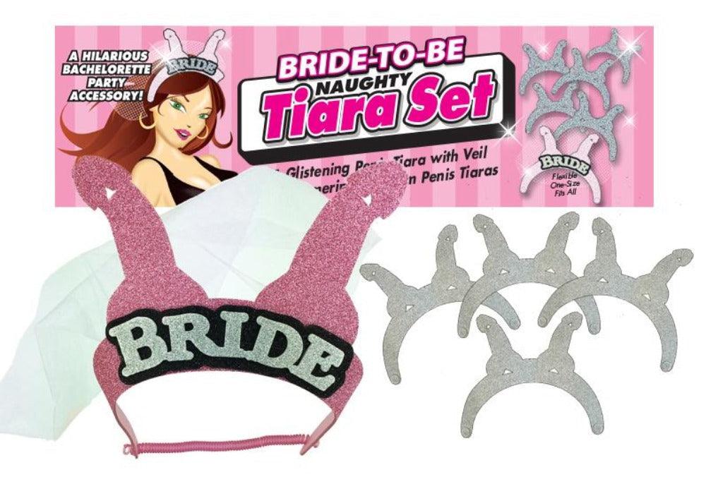 Bride to Be Naughty Tiara Set * - Smoosh