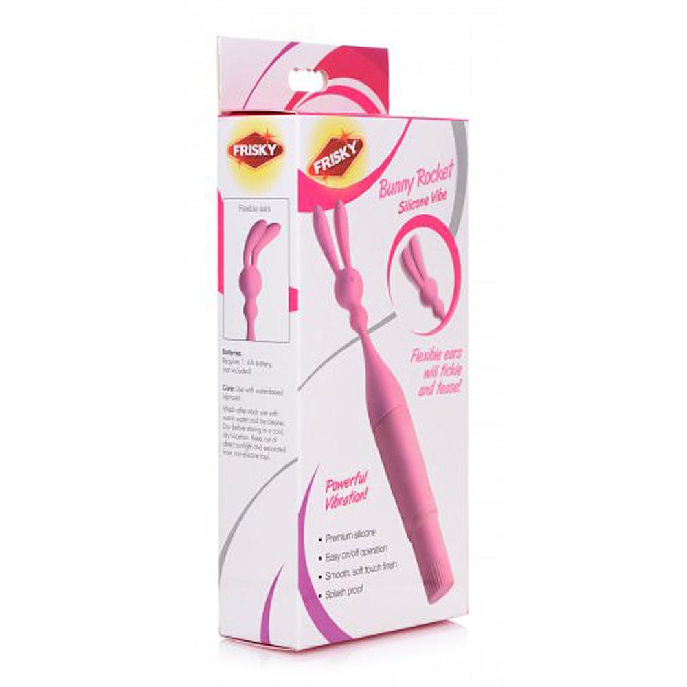 Bunny Rocket Silicone Vibrator - Pink - Smoosh