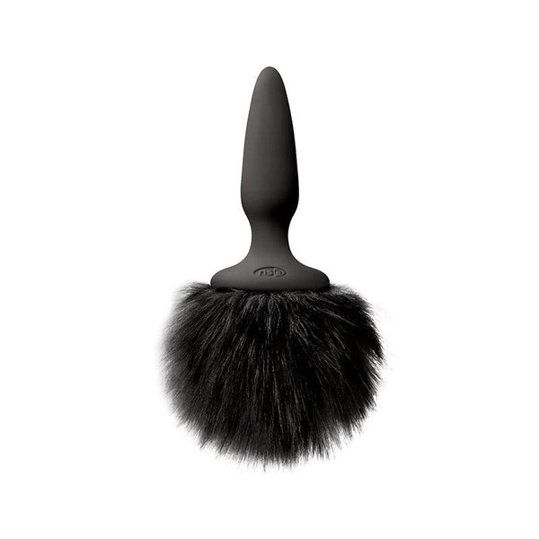 Bunny Tails Mini - Black Fur - Smoosh