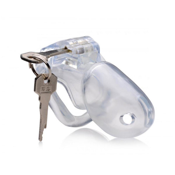 Clear Captor Chastity Cage - Large * - Smoosh