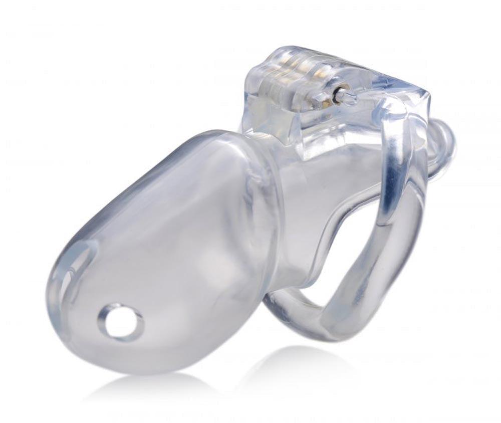 Clear Captor Chastity Cage - Large * - Smoosh