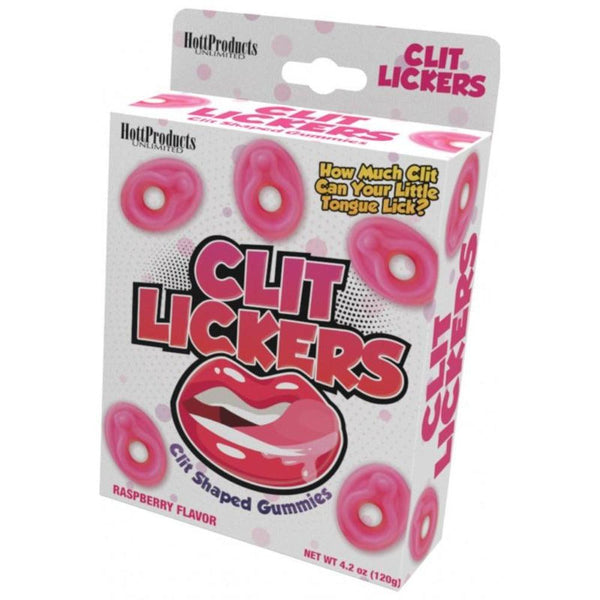 Clit Lickers Clit-Shape Raspbery Gummies - Smoosh