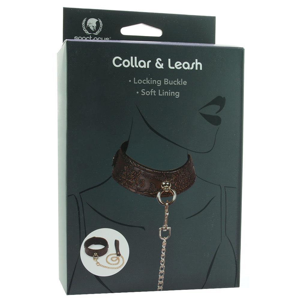 Collar & Leash Faux Fur Lined - Brown * - Smoosh