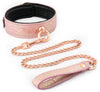 Collar & Leash Microfibre/Leather -Pink* - Smoosh