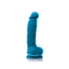 Colours Dual Density Dildo 5" - Blue - Smoosh