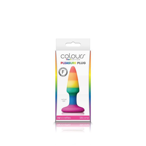 Colours Pride-Pleasure Plug-Mini Rainbow - Smoosh