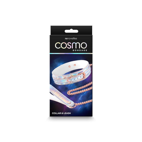 Cosmo Bondage Collar & Leash - Rainbow - Smoosh