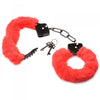 Cuffed in Fur Furry Handcuffs - Red - Smoosh