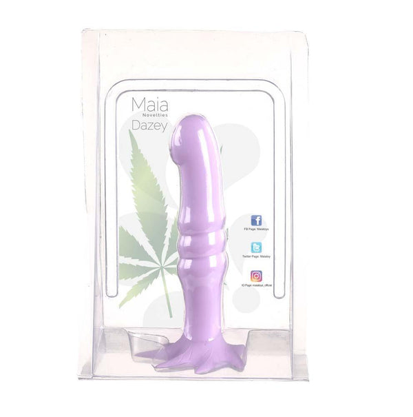 Dazey Cannabis Leaf Dong - Purple * - Smoosh