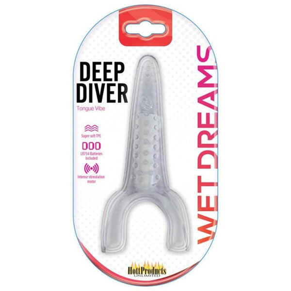 Deep Diver Tongue Vibe - Clear * - Smoosh