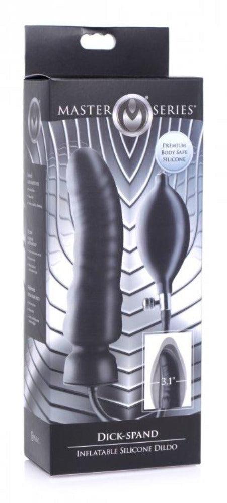 Dick-Spand Inflatable Silicone Dildo - Smoosh