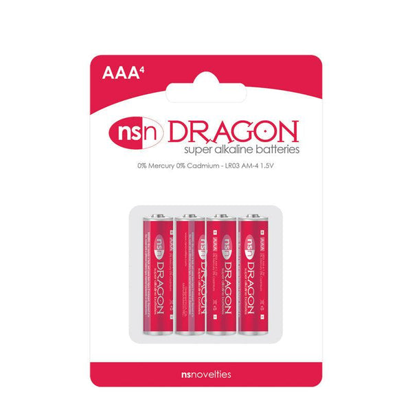 Dragon 4 pk Alkaline AAA - Smoosh