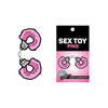 Enamel Pin: Fuzzy Handcuffs - Large Pink - Smoosh