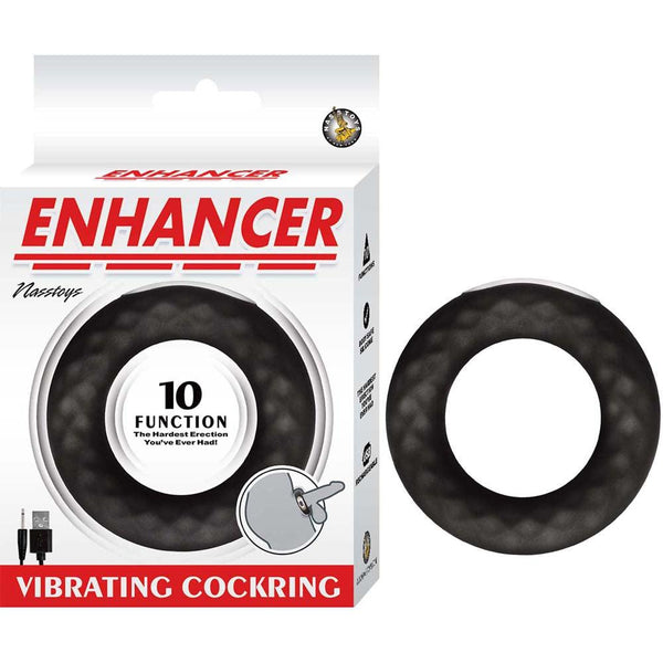 Enhancer Vibrating CockRing - Black * - Smoosh