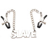 Enslaved Slave Chain Nipple Clamps - Smoosh