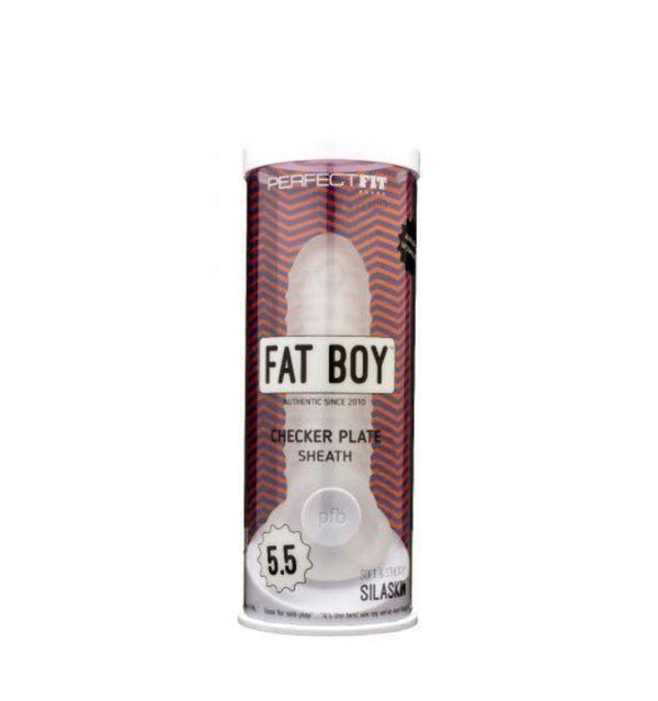 Fat Boy™ Textured Sheath 5.5" - Clear - Smoosh