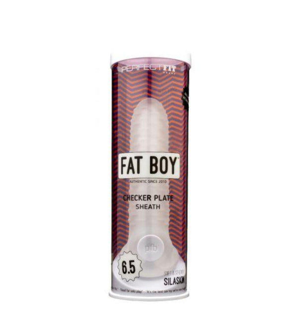 Fat Boy™ Textured Sheath 6.5" - Clear - Smoosh