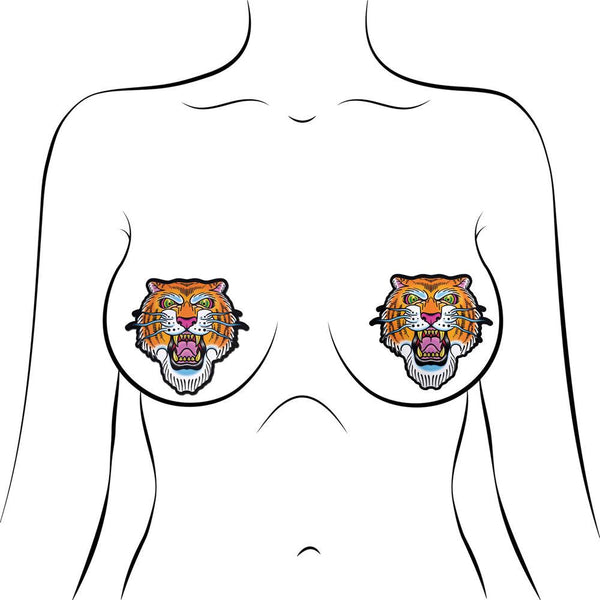Ferocious Tattoo Jungle Cat Pasties - Smoosh