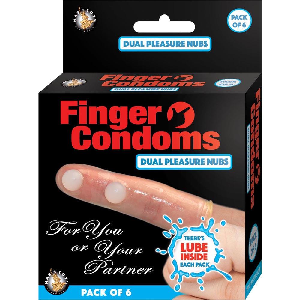 Finger Condoms w Pleasure Nubs - Smoosh