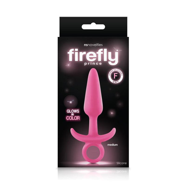 Firefly Prince Med GID Silic Plug - Pnk - Smoosh