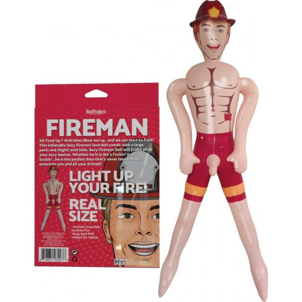 Fireman Inflatable Doll - Smoosh