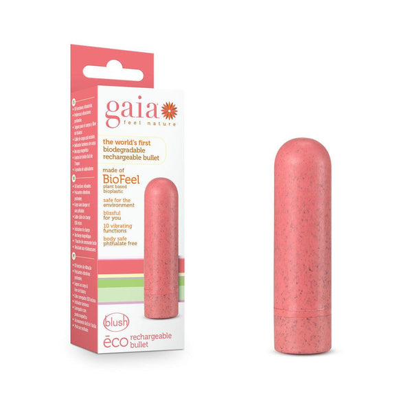 Gaia - Eco Rechargeable Bullet - Coral - Smoosh