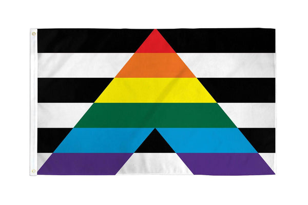 Gay Straight Alliance Flag 3' X 5' - Smoosh
