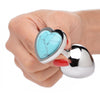 Gemstone Turquoise Heart Plug - Medium * - Smoosh