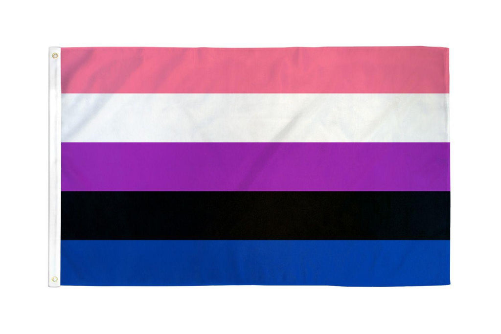 Gender Fluid Flag 3' X 5' Polyester - Smoosh