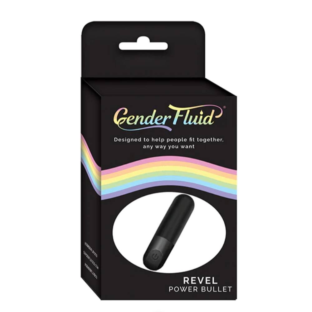 Gender Fluid Revel Power Bullet - Black - Smoosh