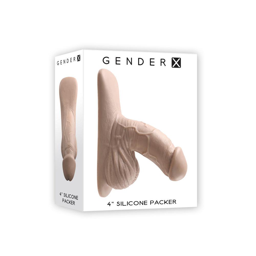 Gender-X 4" SILICONE Packer - Light - Smoosh