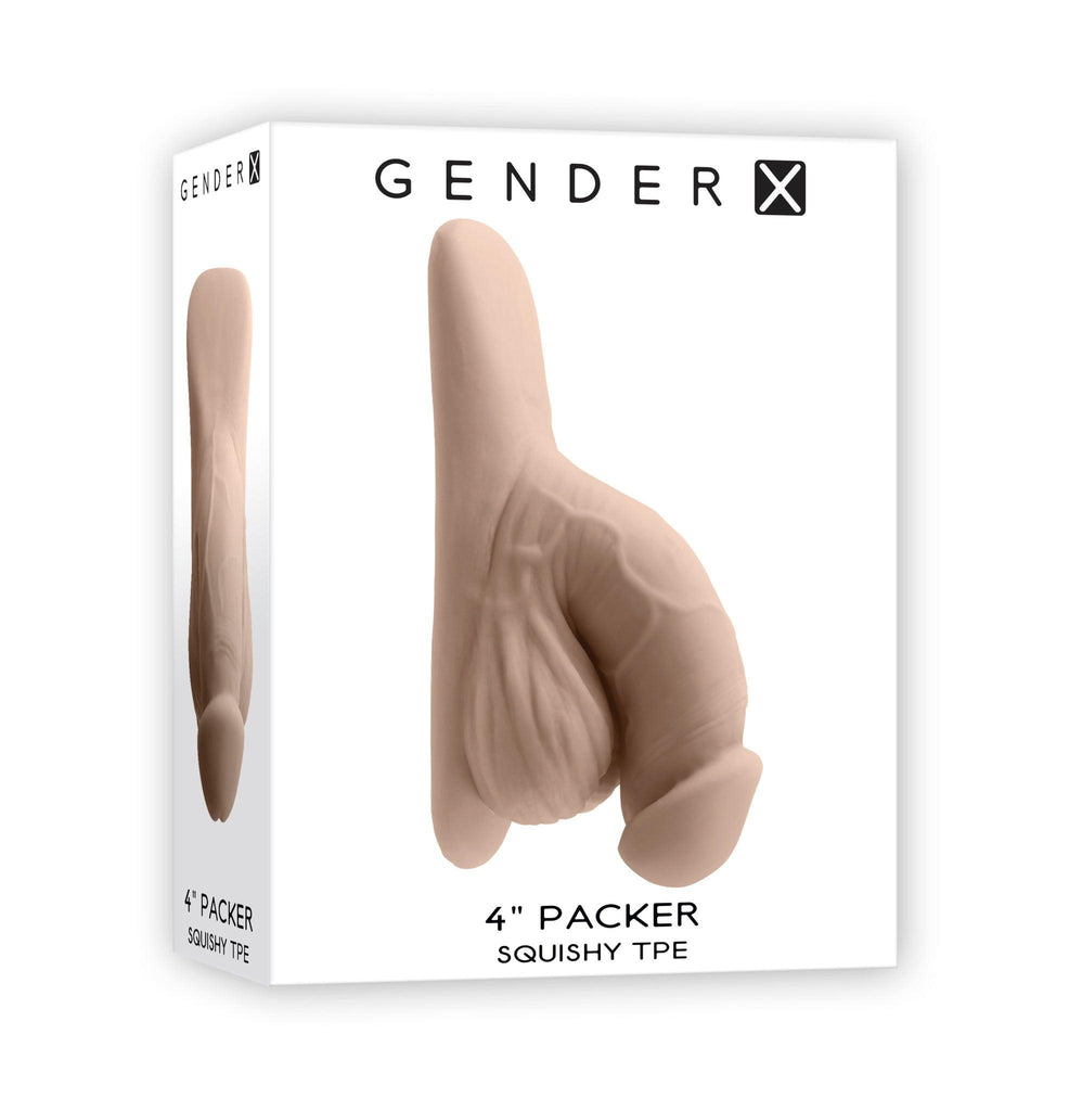 Gender-X 4" Squishy TPE Packer - Light - Smoosh